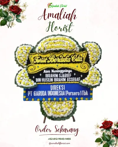 Papan Bunga Duka di Siwalankerto