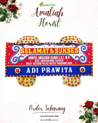 Karangan Bunga Ucapan Selamat di Siwalankerto